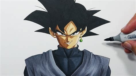 drawing of goku|easy drawings of goku black.